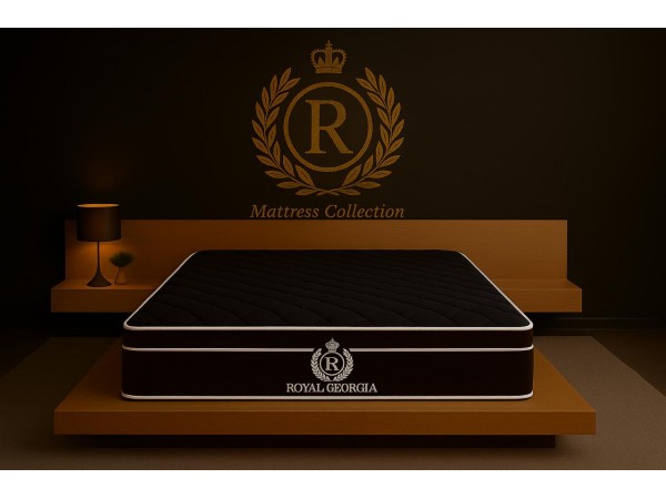 ორთოპედიული ორმხრივი შავი მატრასი JUSMINE ORTHOPEDIC MATTRESS