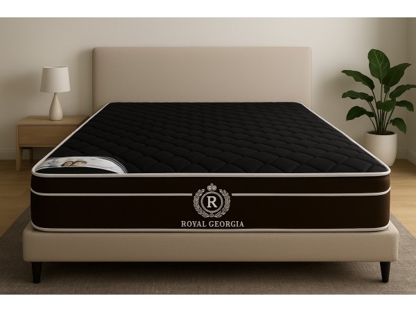 ორთოპედიული ორმხრივი შავი მატრასი JUSMINE ORTHOPEDIC MATTRESS